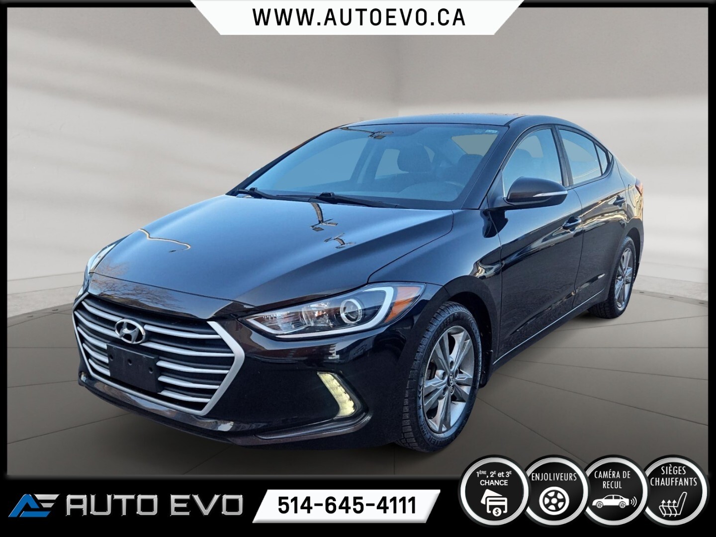 2018 Hyundai Elantra GL  MAGS * CAMERA * CARPLAY * SIEGE ET VOLANT CHAU