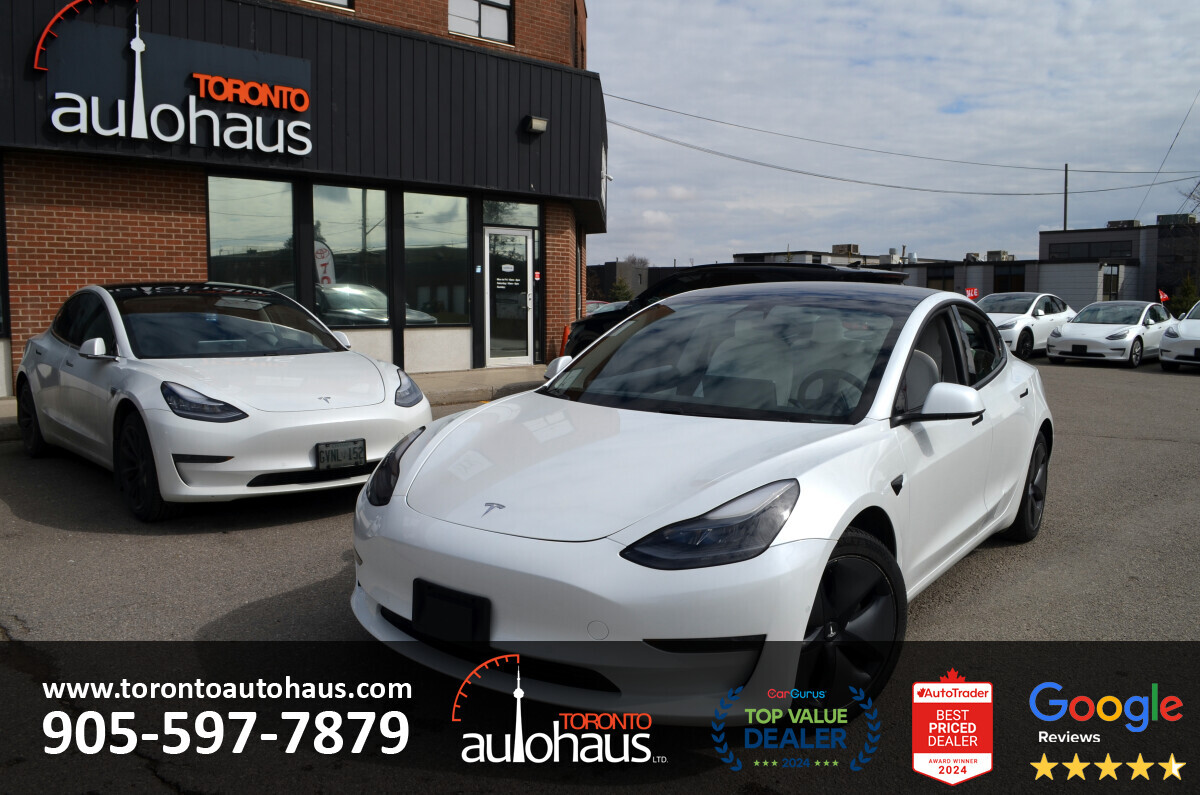 2021 Tesla Model 3 WHITE INTERIOR I OVER 100 TESLAS IN STOCK