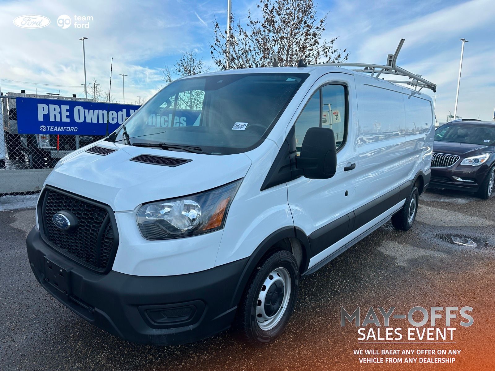 2021 Ford Transit Cargo Van 3.5L ECOBOOST V6 ENG, TRAILER TOW PKG, REVERSE SEN