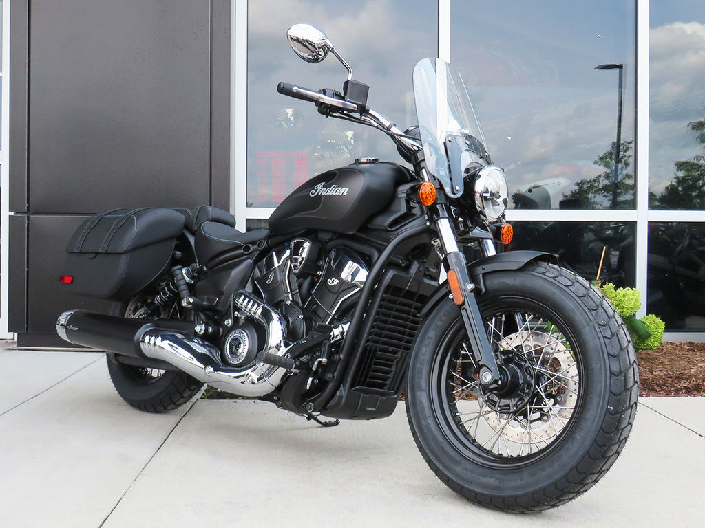 2025 Indian Motorcycles Super Scout® Black Smoke with Graphics 