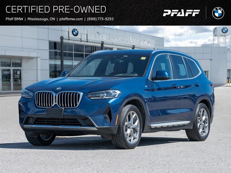 2022 BMW X3 PremiumEssential/CleanCarfax/ServRecs/OneOwner
