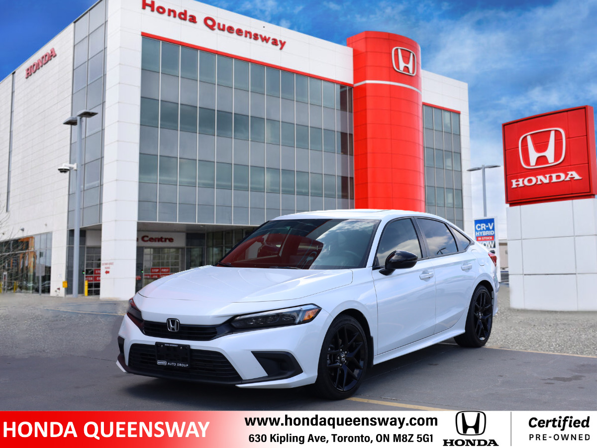 2022 Honda Civic Sedan Sport CVT|CPO| 1 OWNER| NO ACCIDENTS| OFF LEASE 