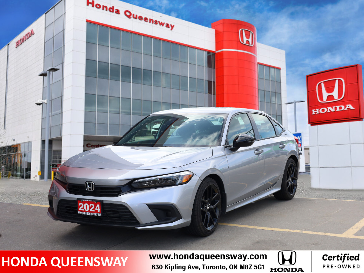 2024 Honda Civic Sedan Sport CVT| CPO| 1 OWNER| NO ACCIDENTS| 