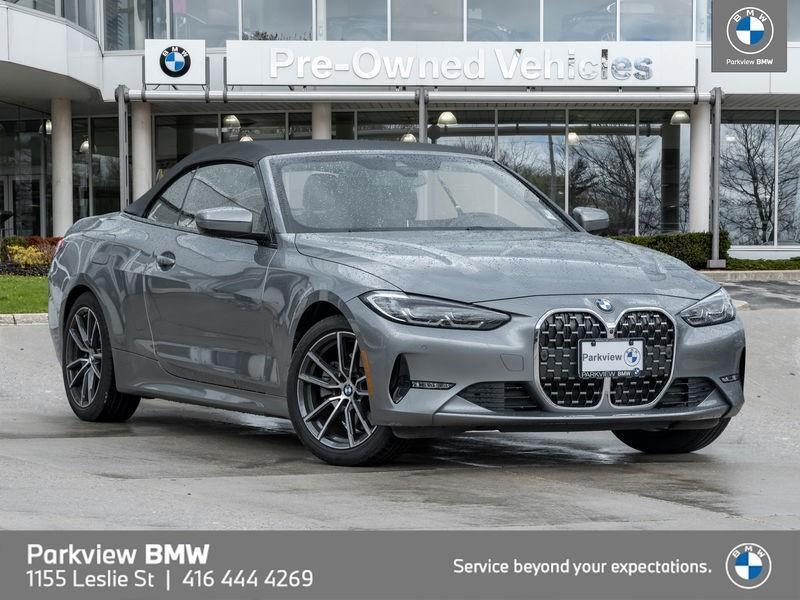 2023 BMW 4 Series AWD CPO CABRIO HKSOUND DRIVR.ASST 18" LED CARPLAY