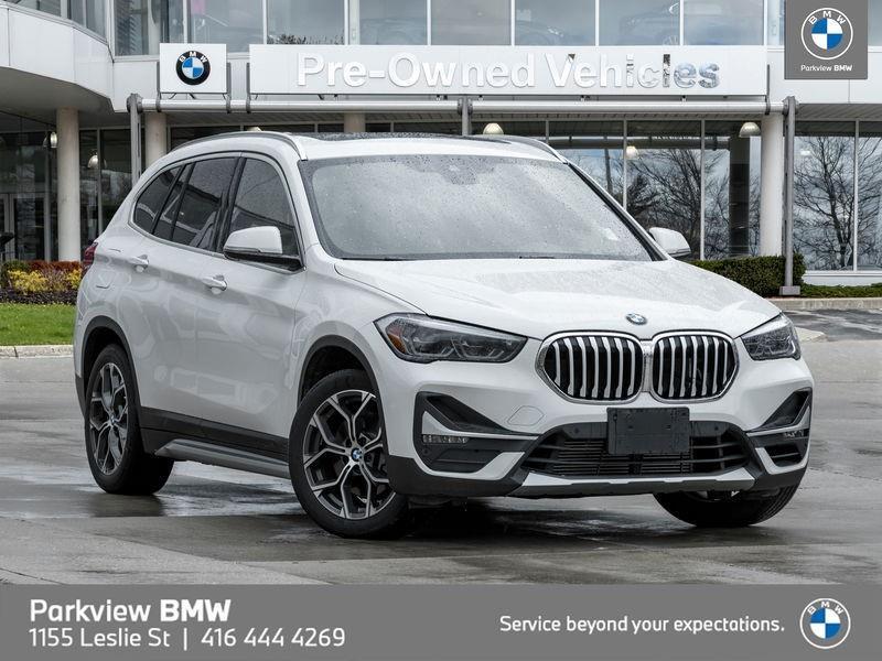 2021 BMW X1  AWD 18" NAV REARCAM PANO.ROOF LED HTD.WHEEL