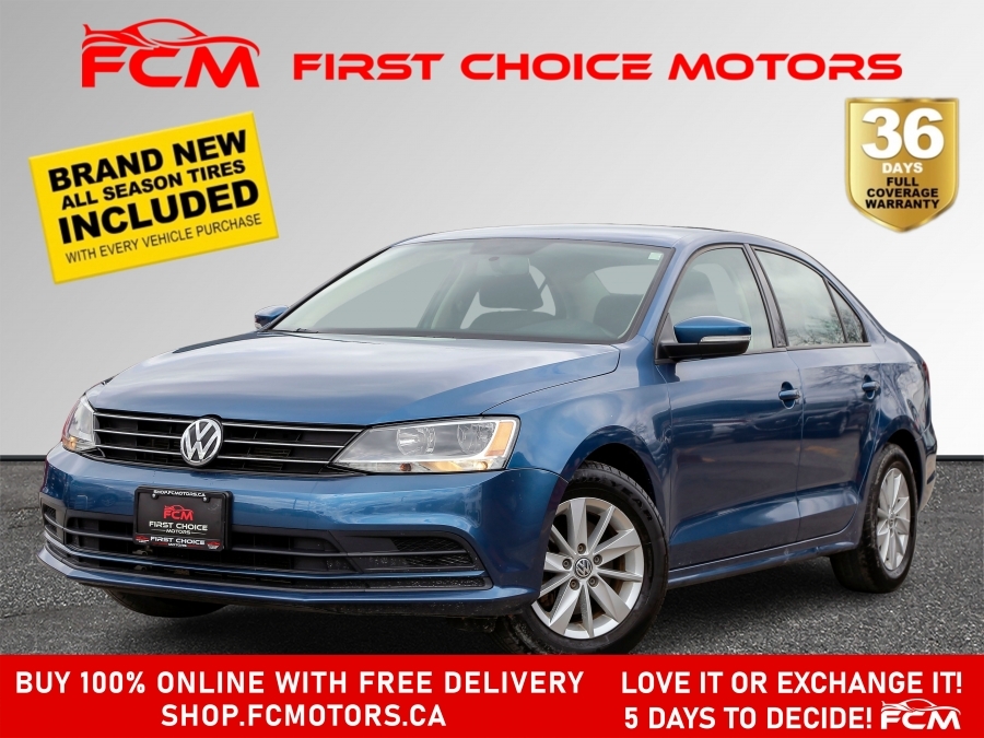 2016 Volkswagen Jetta TRENDLINE ~AUTOMATIC, FULLY CERTIFIED WITH WARRANT