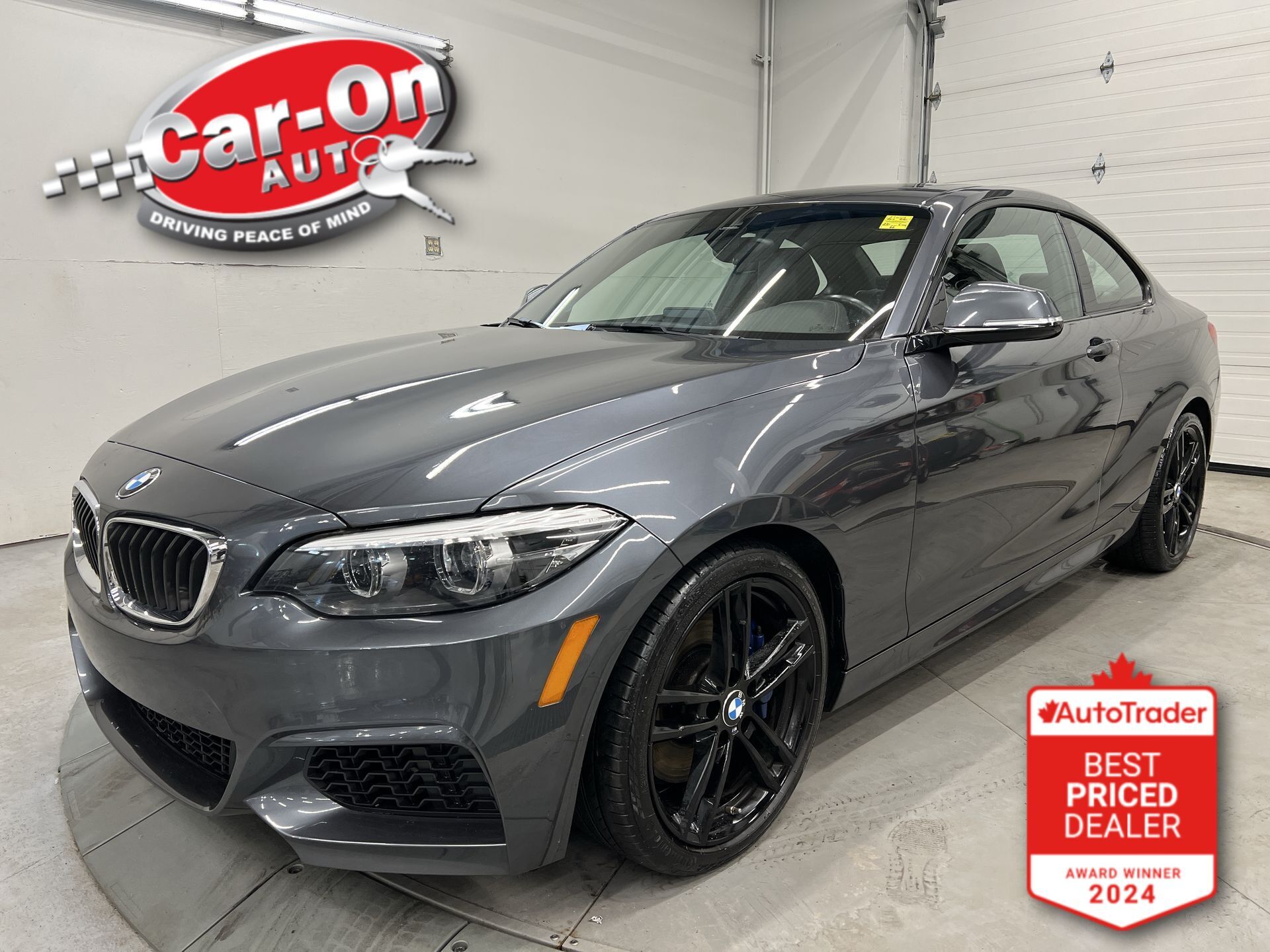 2019 BMW 2 Series 230I M SPORT| 6-SPEED | SUNROOF| LEATHER| LOW KMS!