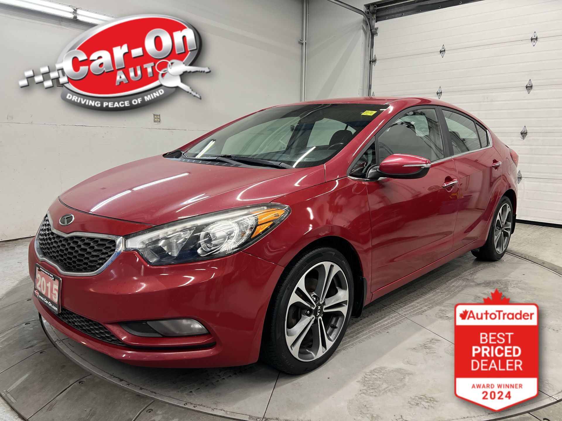 2015 Kia Forte EX| 6-SPEED | HTD SEATS | BLUETOOTH | ALLOYS | A/C