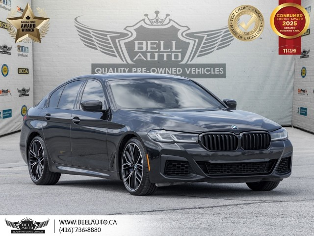 2022 BMW 5 Series 540i xDrive, M-SPORTPKG, HUD, NAVI, MOONROOF, BACK