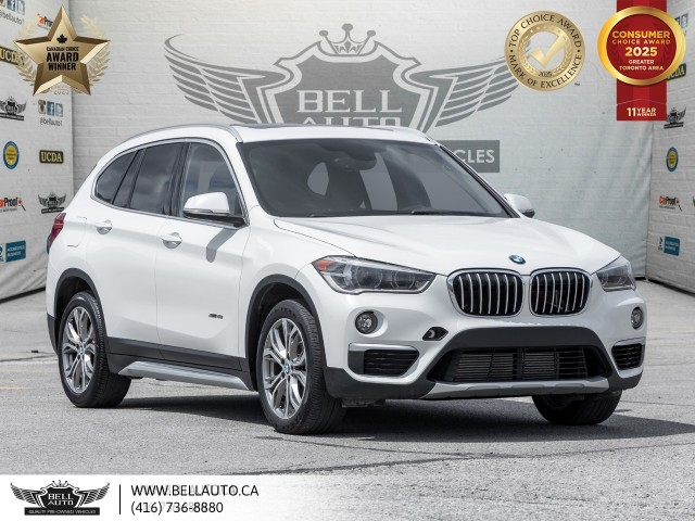 2017 BMW X1 xDrive28i, PREMIUMPKG, AWD, PANO, BACKUPCAM, PDC, 
