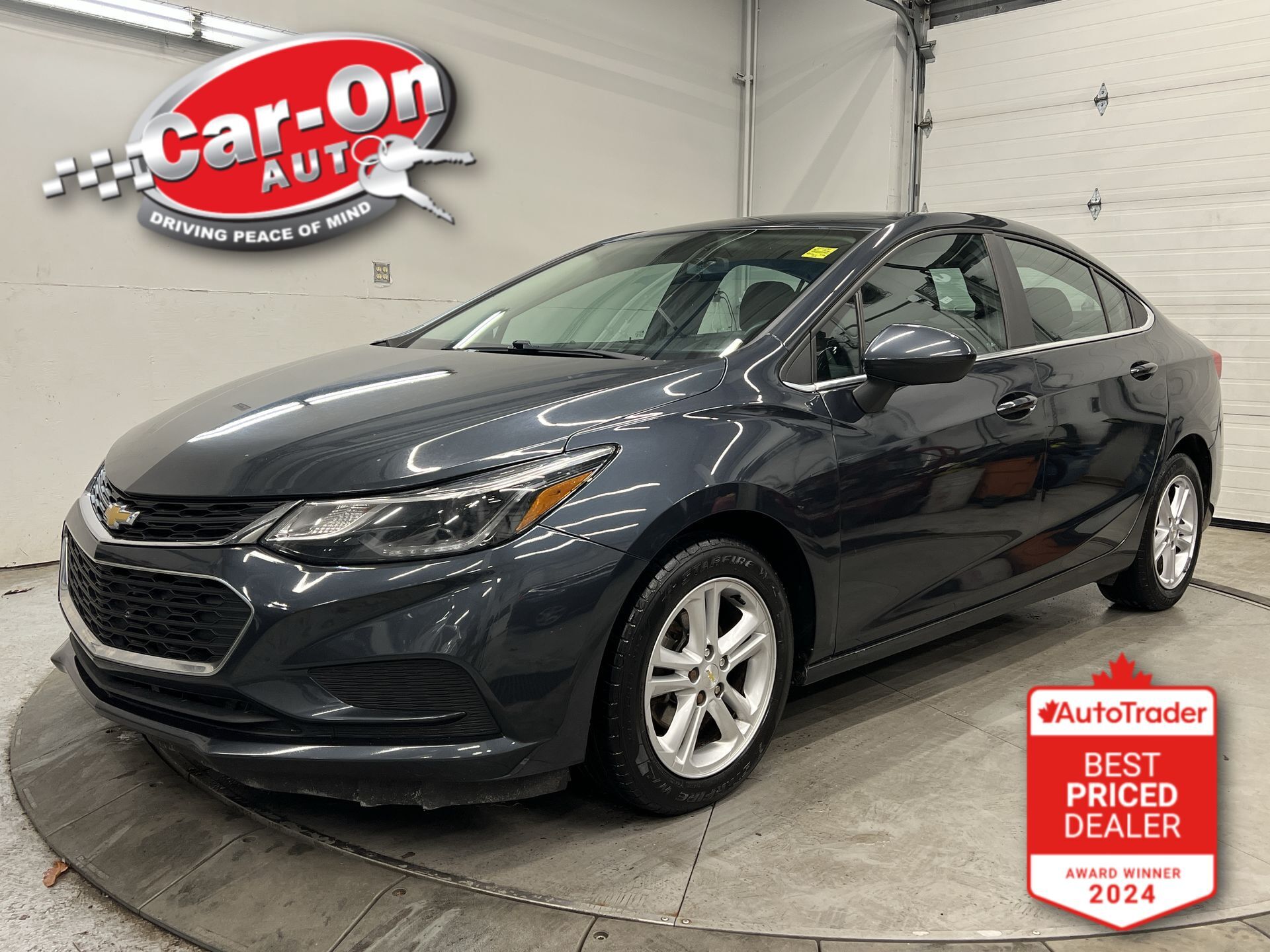 2017 Chevrolet Cruze LT|LOW KMS|HTD SEATS|CARPLAY|REAR CAM|16IN ALLOYS 