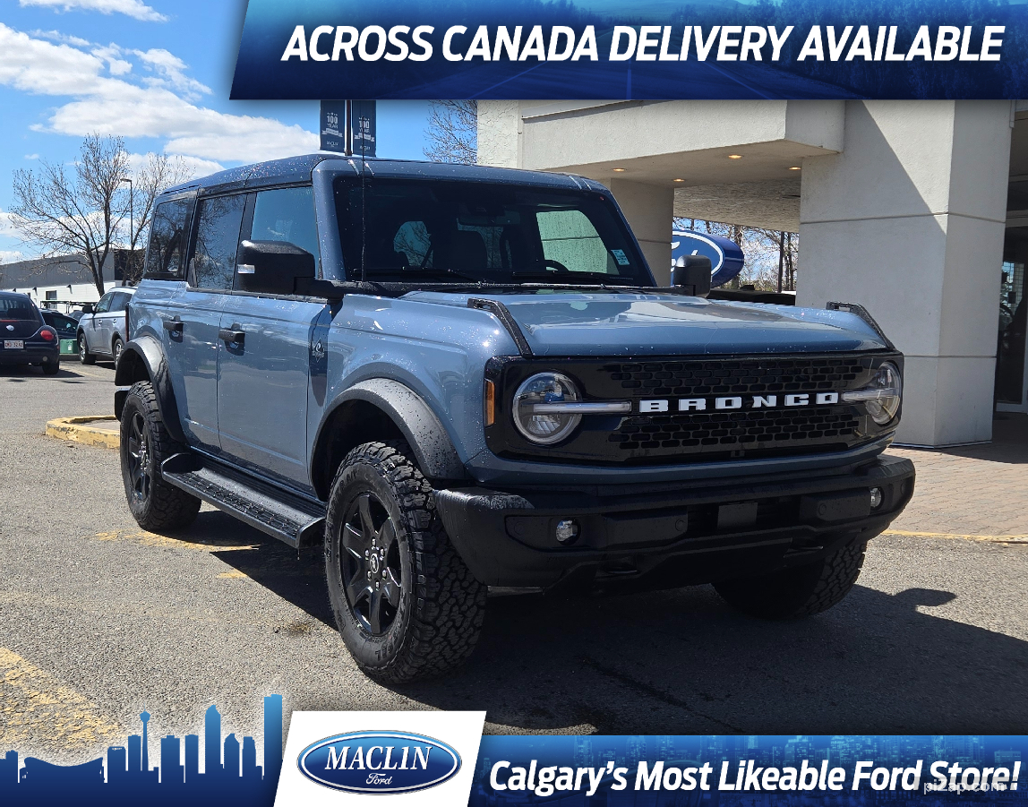 2025 Ford Bronco OUTER BANKS | BLACK APP PKG | 360 CAM | G.O.A.T.