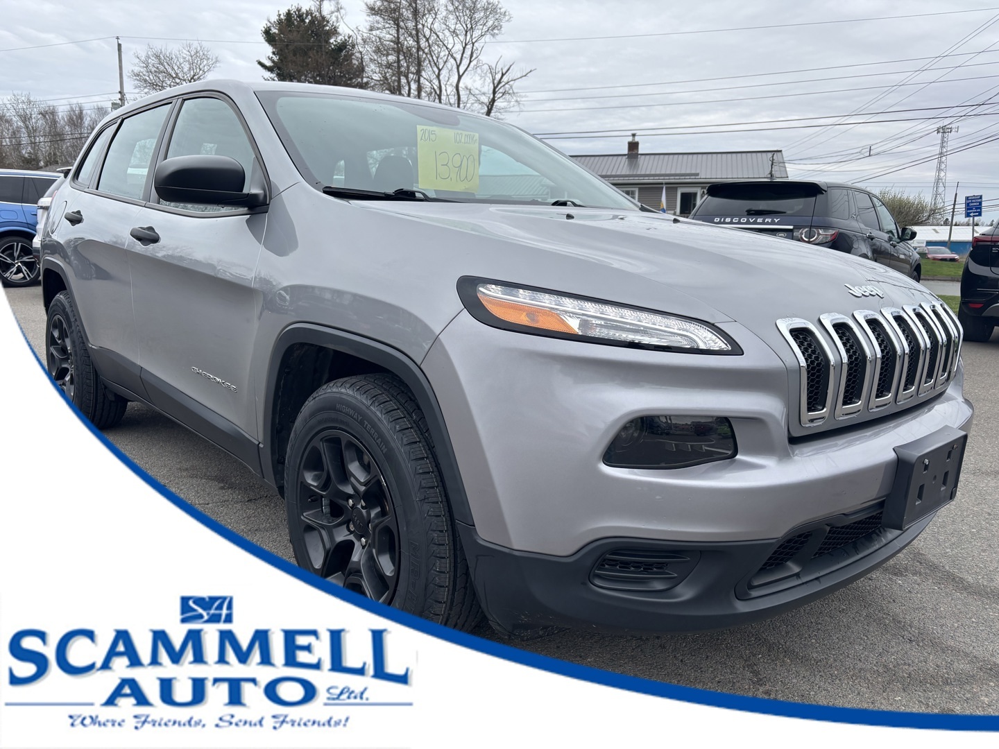 2015 Jeep Cherokee SPORT / 4WD / LOW KMS / BLUETOOTH /