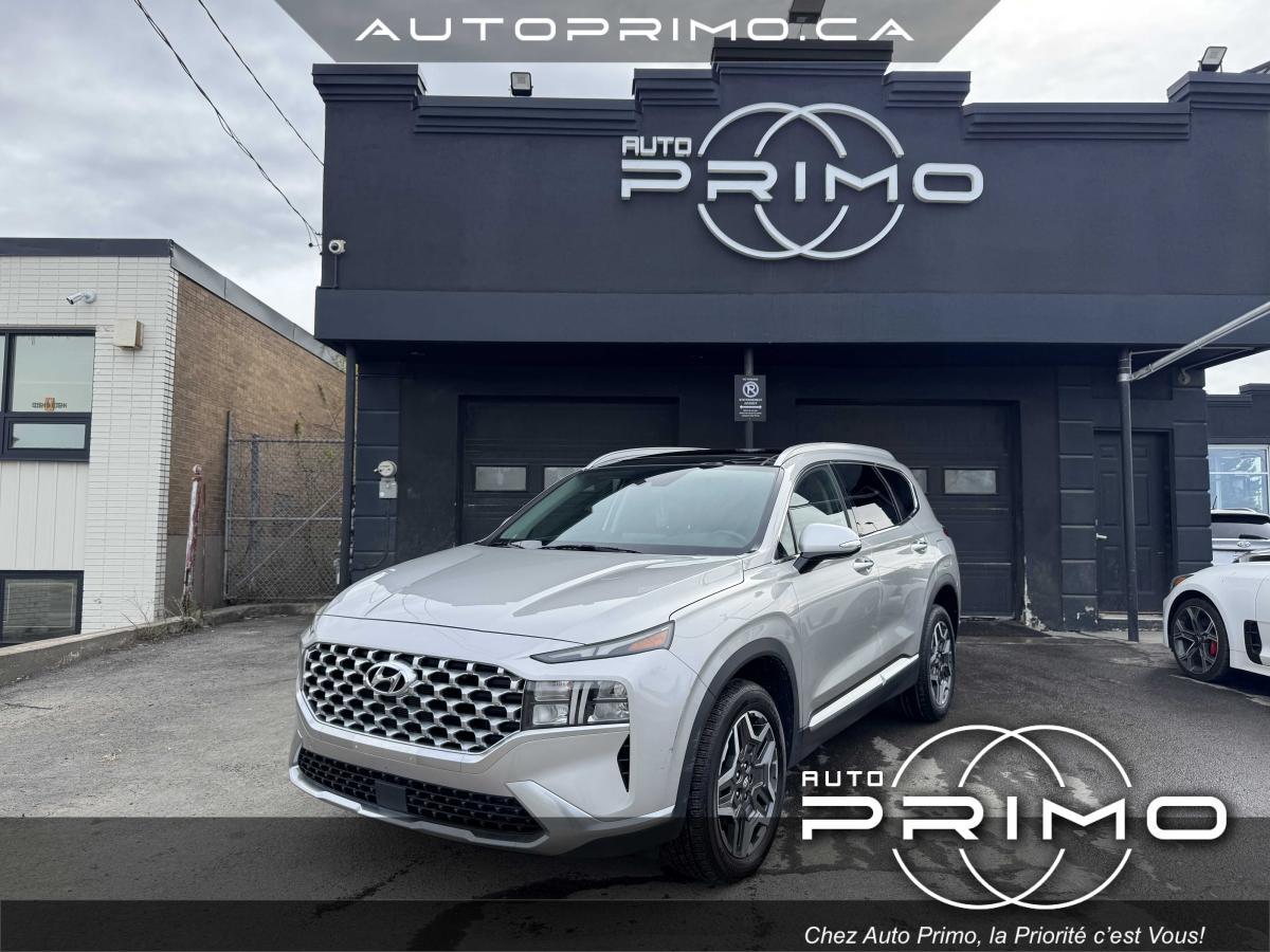 2022 Hyundai Santa Fe Hybrid Luxury Cuir Toit Pano Carplay Nav Cam BT Mags
