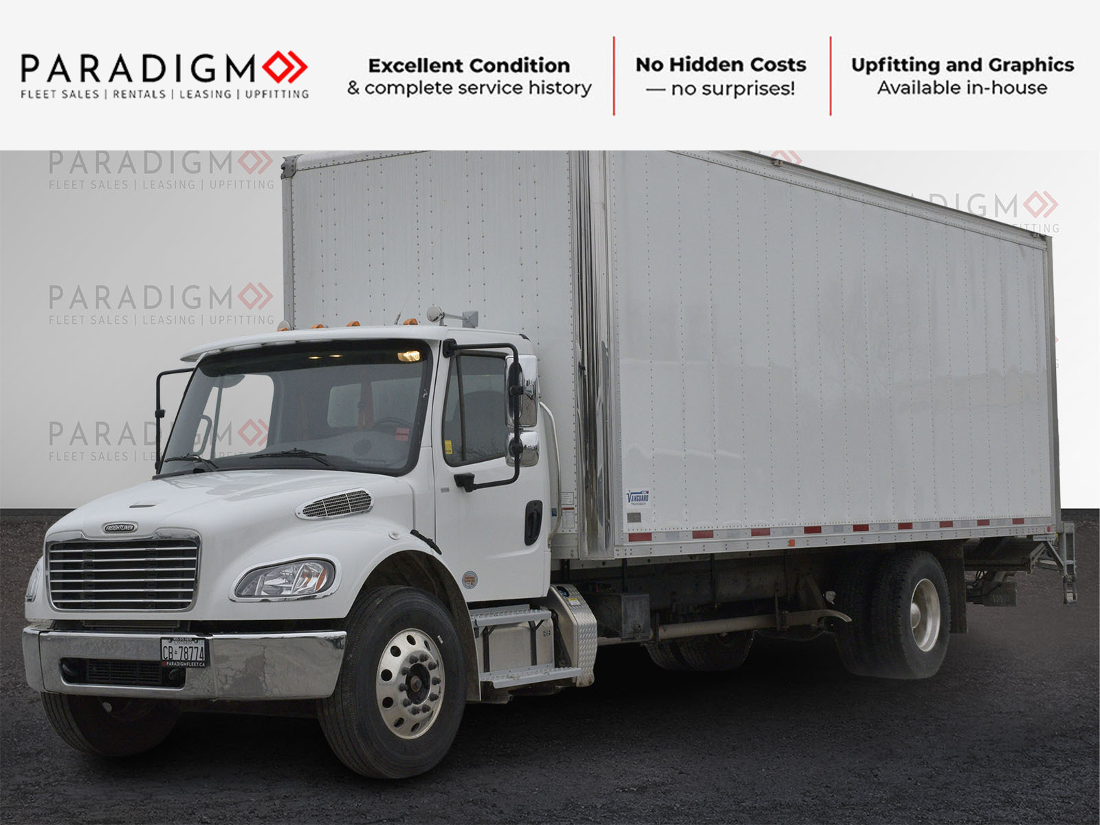 2025 Freightliner M2 106 26ft Air Ride, Hydraulic Breaks Available for Ren