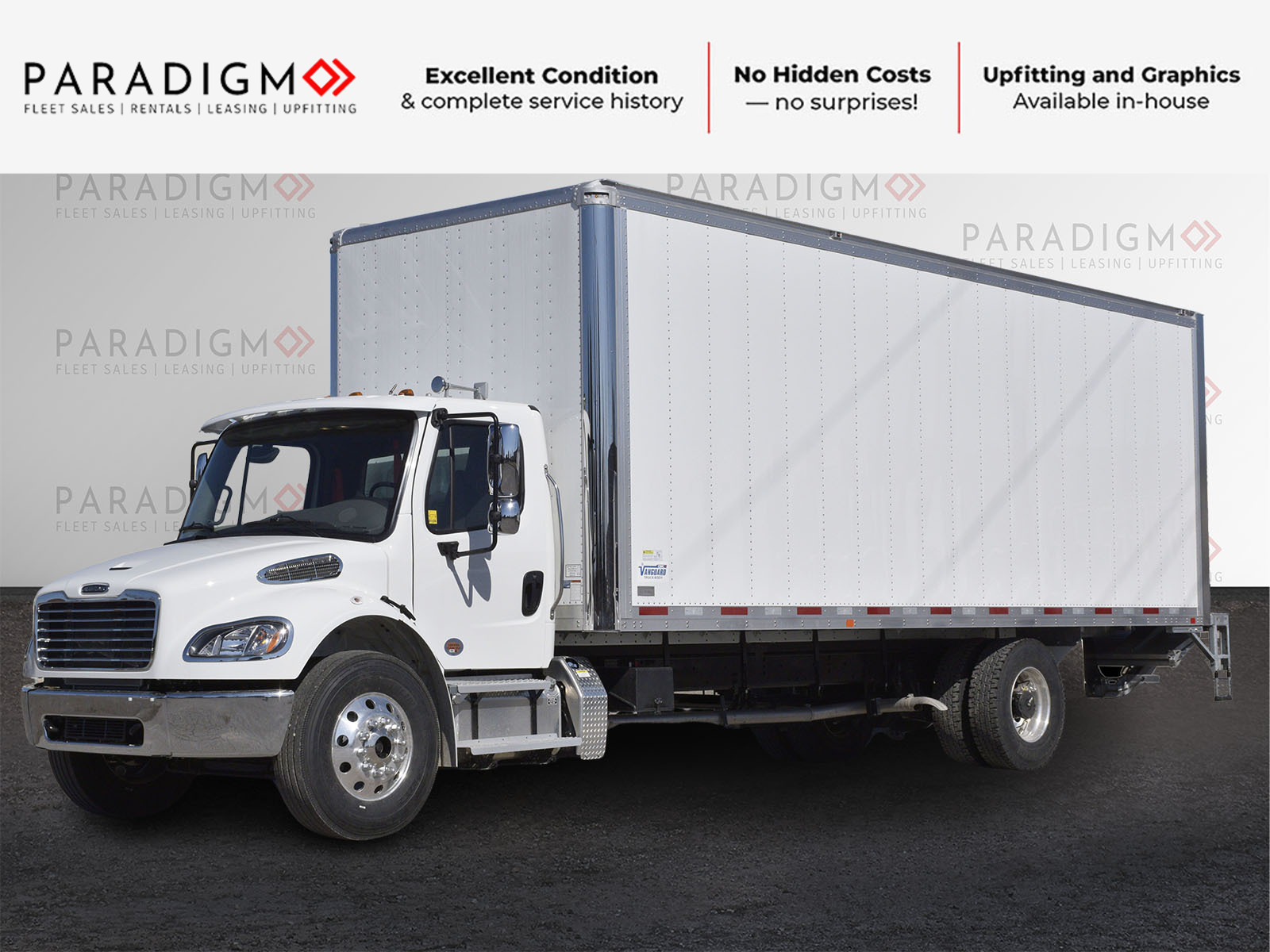 2025 Freightliner 26 WLG 26ft Air Ride, Hydraulic Breaks For Rent