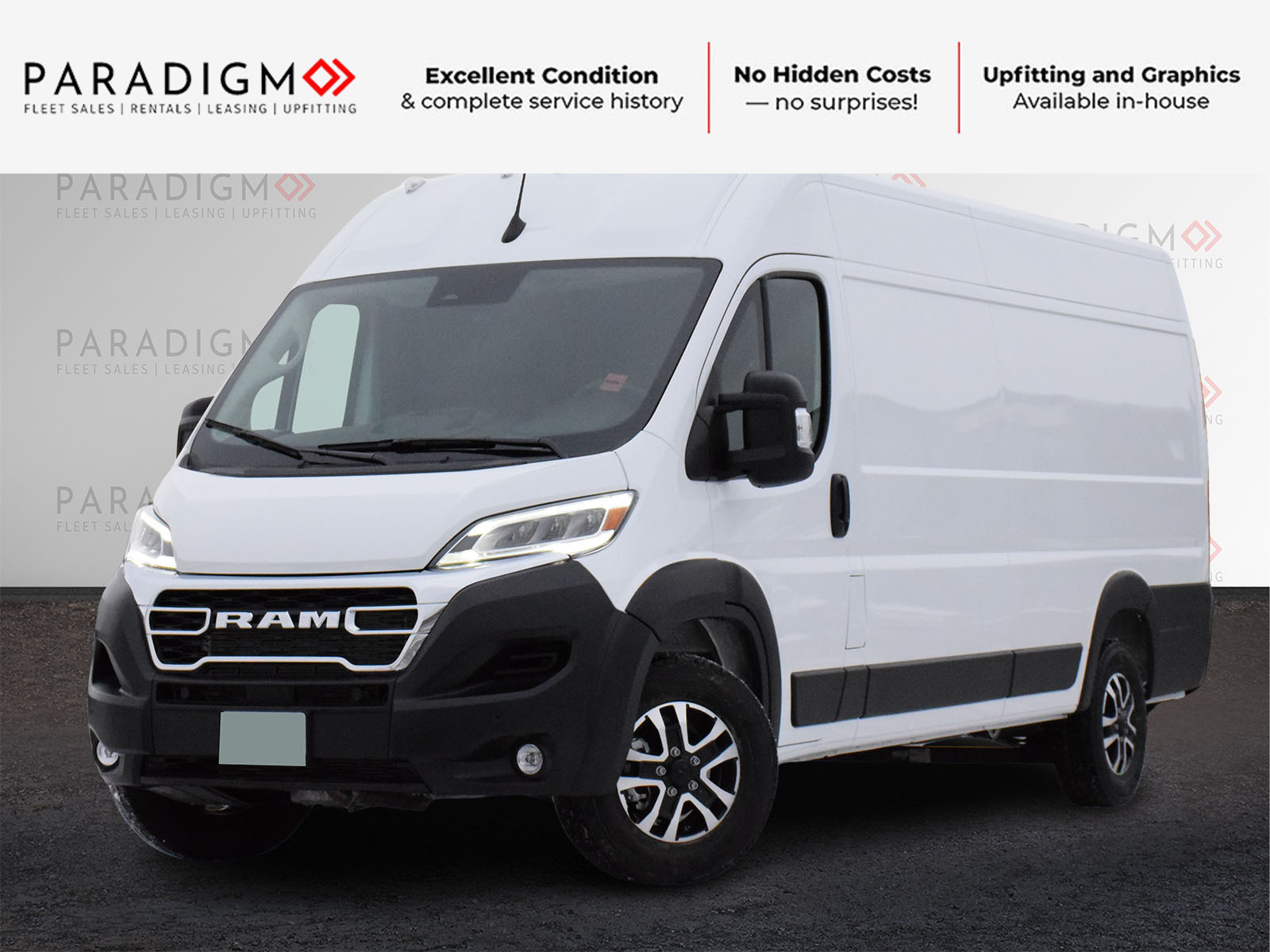 2025 Ram ProMaster Cargo Van SLT 3500 High Roof Extended 159" * FOR RENT *