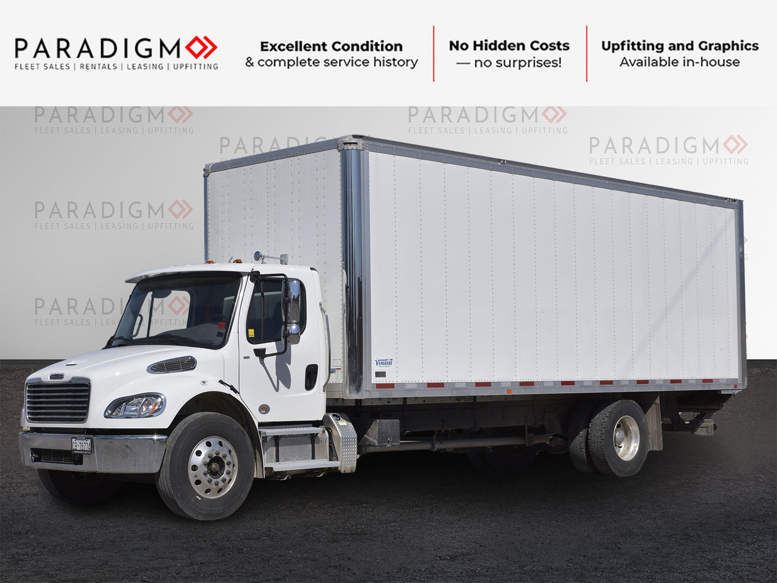 2025 Freightliner 26 WLG 26ft Air Ride, Hydraulic Breaks For Rent