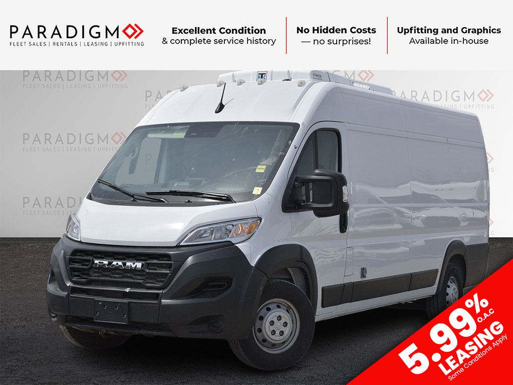 2023 Ram ProMaster 3500 reefer, refrigerated, high roof ext 