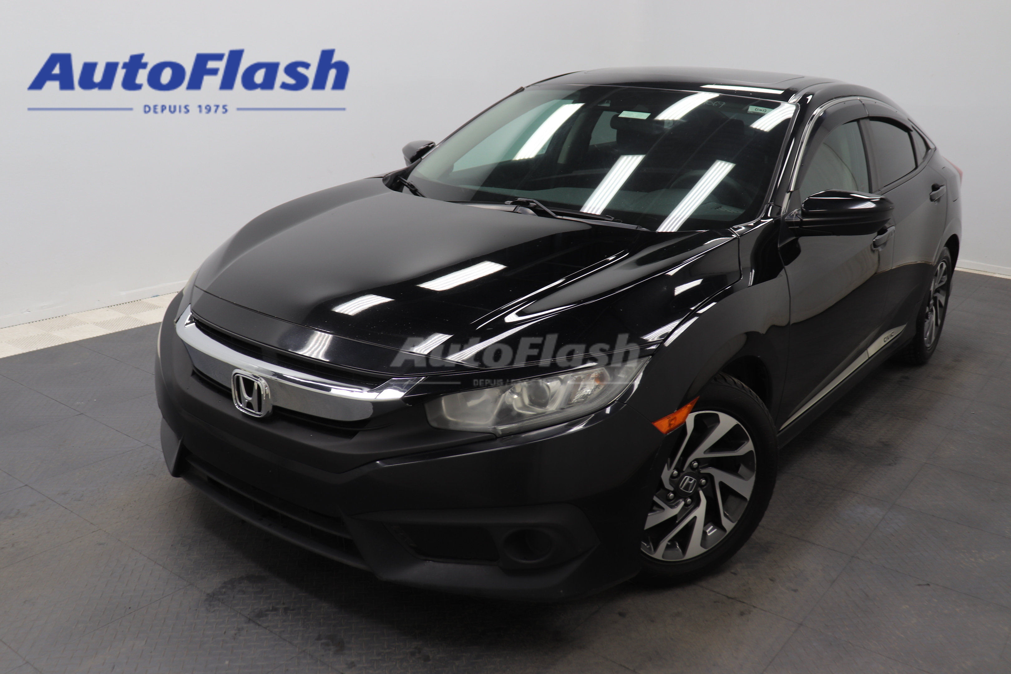 2016 Honda Civic Sedan EX, CAMERA, CARPLAY, DEMARREUR, TOIT, SIEGES CHAUF