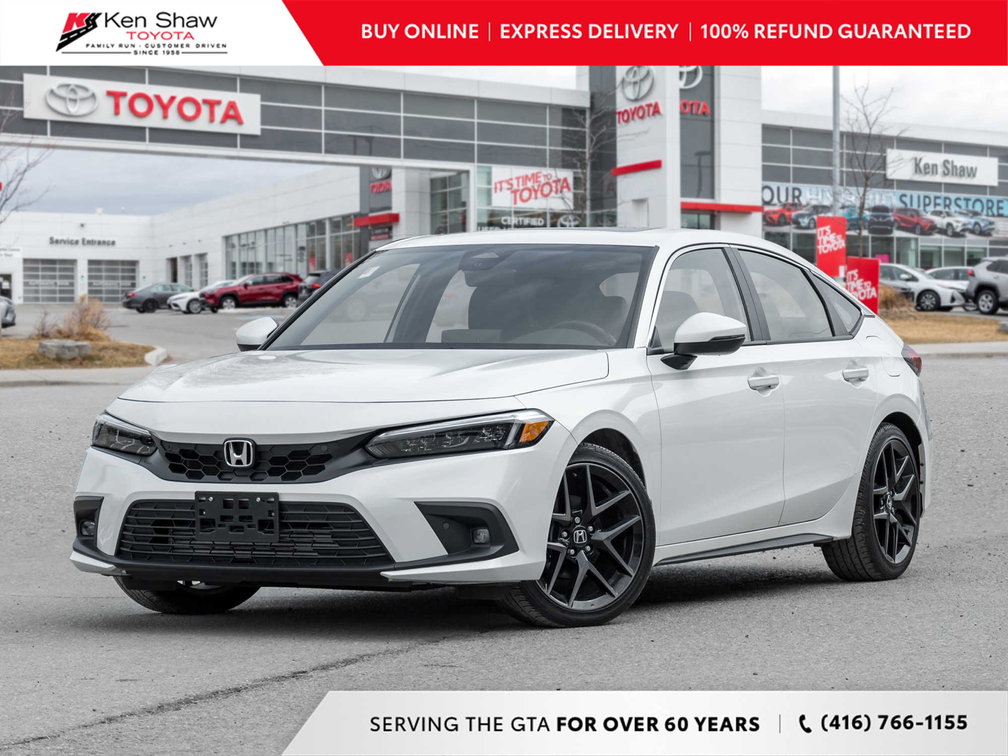 2024 Honda Civic Touring / Navigation / Leather / Sunroof 