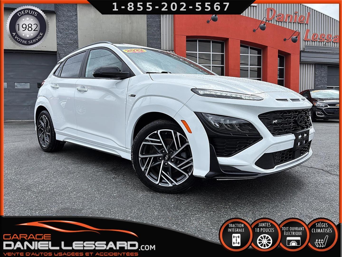 2022 Hyundai Kona N LINE ULTIMATE, TOIT, BANC VENTILÉ, GPS, MAGS ET+