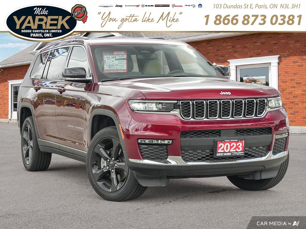 2023 Jeep Grand Cherokee L LIMITED- LEATHER. 6 SEATS. 3RD ROW!!!