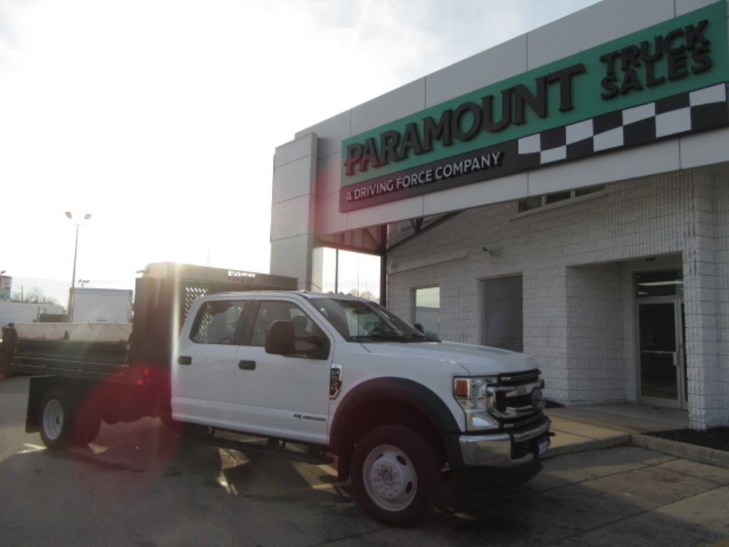 2021 Ford Super Duty F-550 DIESEL CREW 4X4  12 FT STEEL DUMP BOX