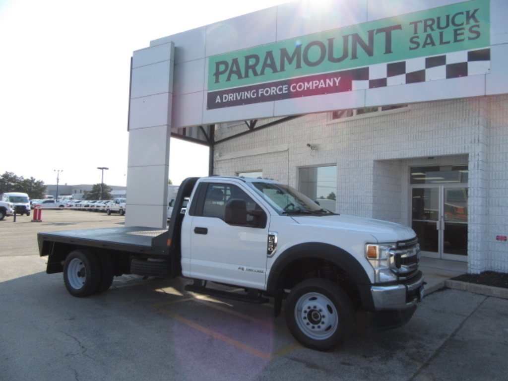 2021 Ford Super Duty F-550 DIESEL REG CAB 4X4 12 FT STEEL DECK / GOOSENECK