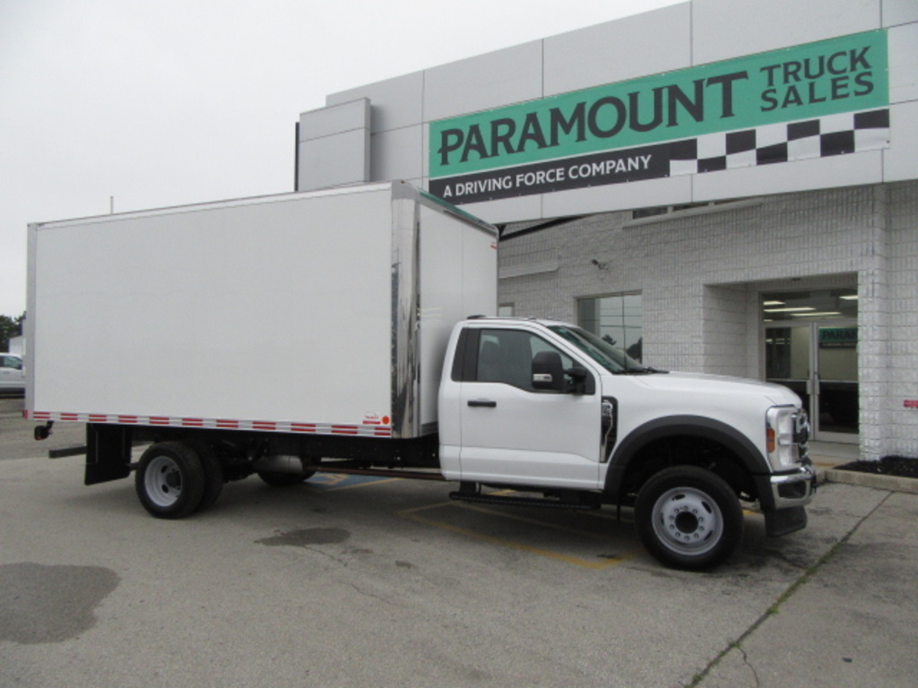 2024 Ford Super Duty F-550 GAS REG CAB 2WD WITH 16FT ALUMINUM BOX & RAMP