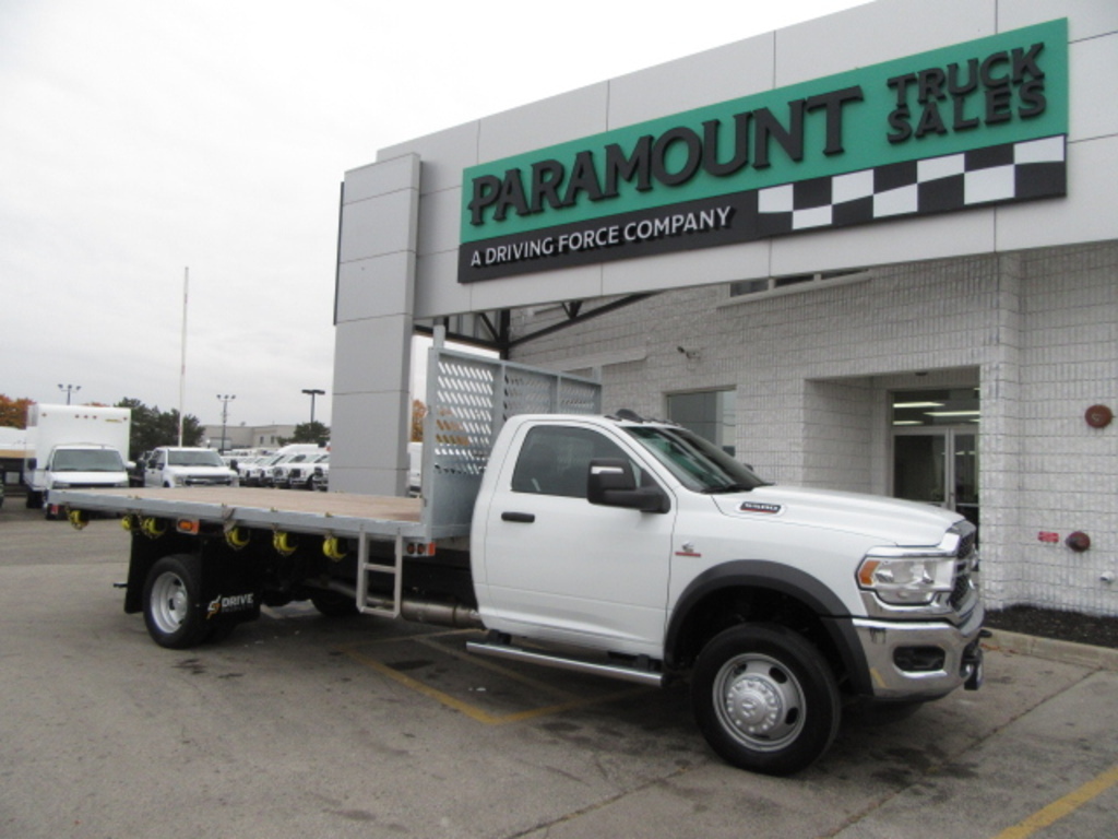 2024 Ram 5500 HD Chassis DIESEL 4X4 REG CAB 16 FT LUMBER DUMPING FLAT DECK