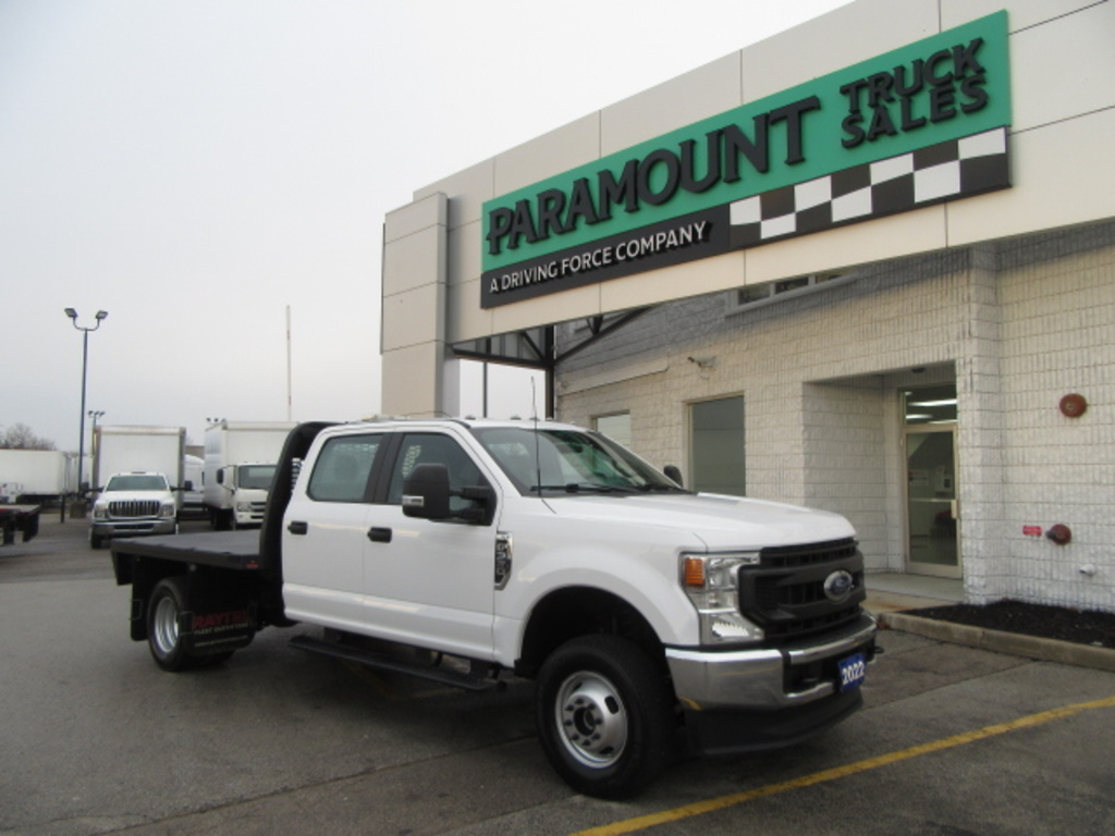2022 Ford F-350 GAS 4X4 CREW CAB WITH 9FT DUALLY FLAT DECK