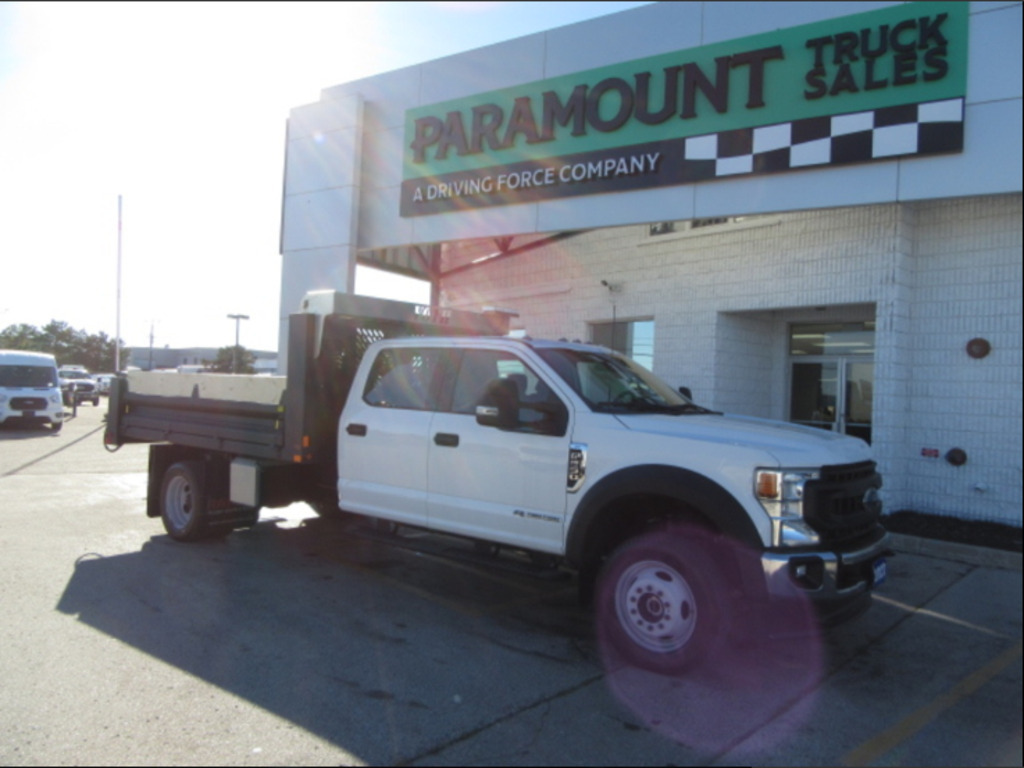 2022 Ford Super Duty F-550 4X4 CREW CAB DIESEL WITH 12FT STEEL DUMP BOX