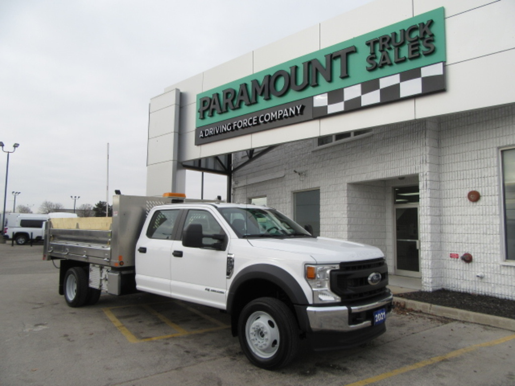 2021 Ford Super Duty F-550 4X4 CREW CAB DIESEL VOTH ALUMINUM DUMP BOX
