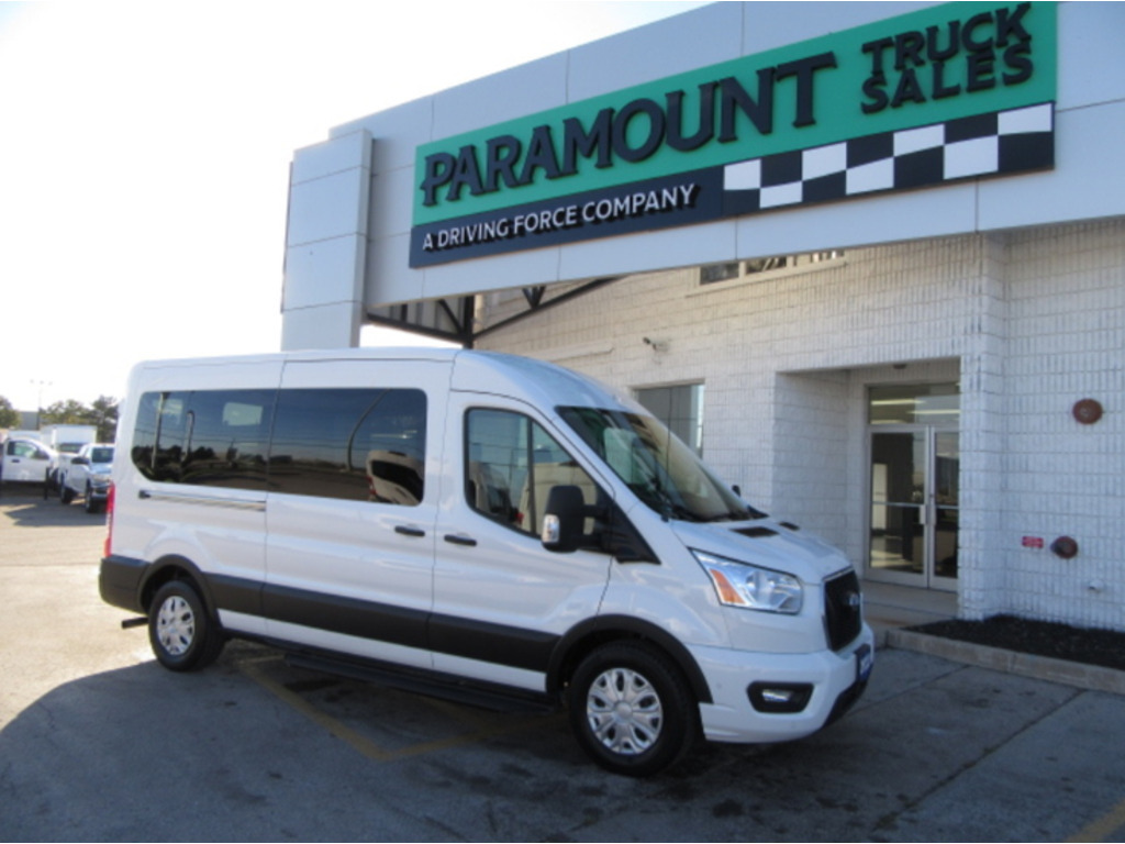 2022 Ford Transit Cargo Van T-350 GAS XLT MEDIUM ROOF 15 PASS VAN