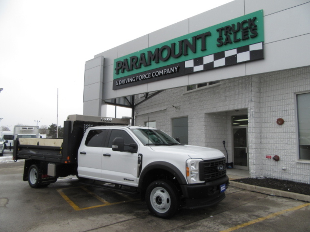 2023 Ford Super Duty F-550 CREW CAB 4X4 DIESEL WITH 12FT STEEL DUMP BOX