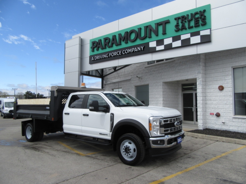 2023 Ford Super Duty F-550 DIESEL 4X4 CREW CAB 12FT STEEL DUMP BOX