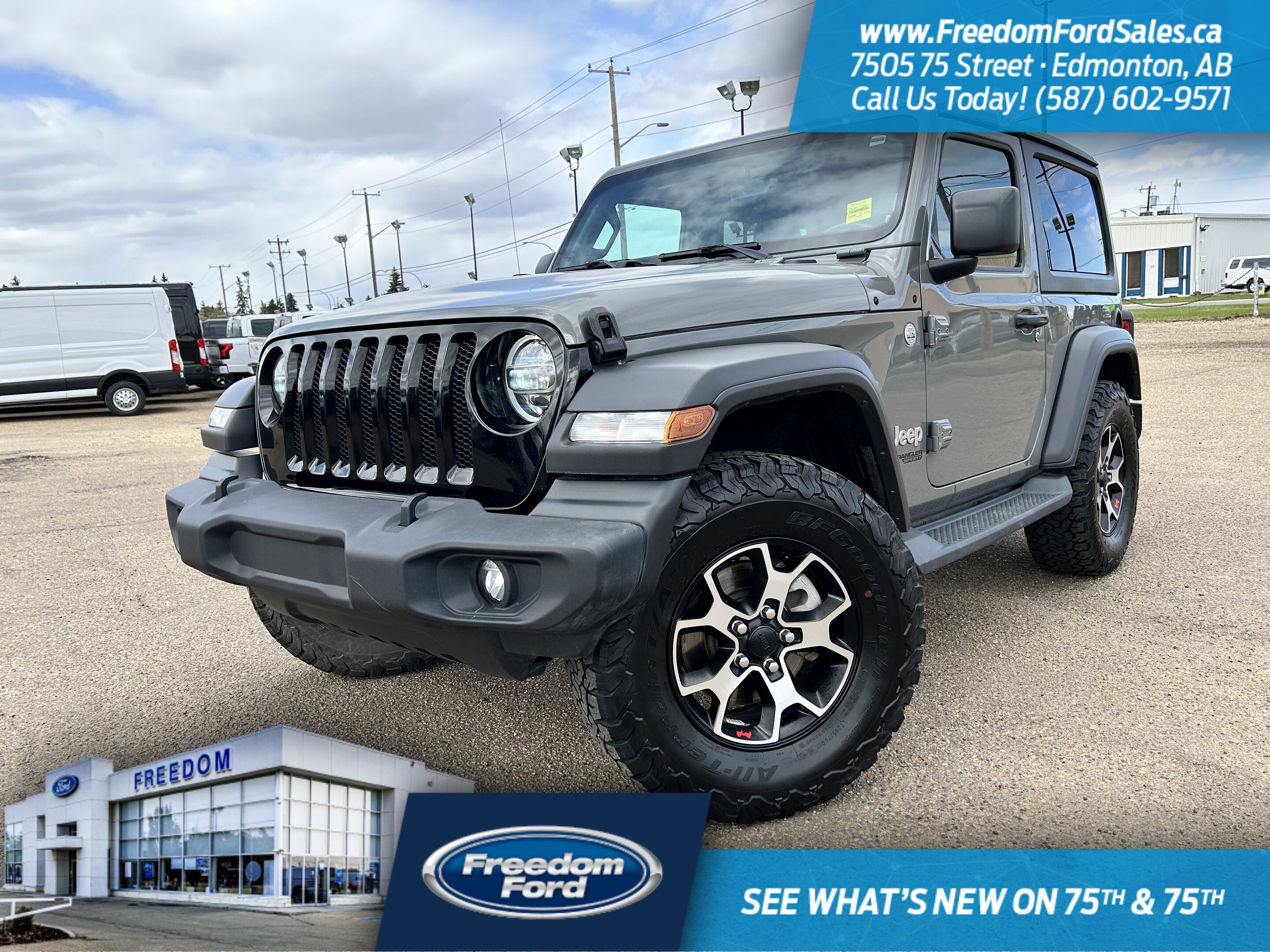 2021 Jeep Wrangler Sport S | CarPlay | Rear Cam | Heated Seats |