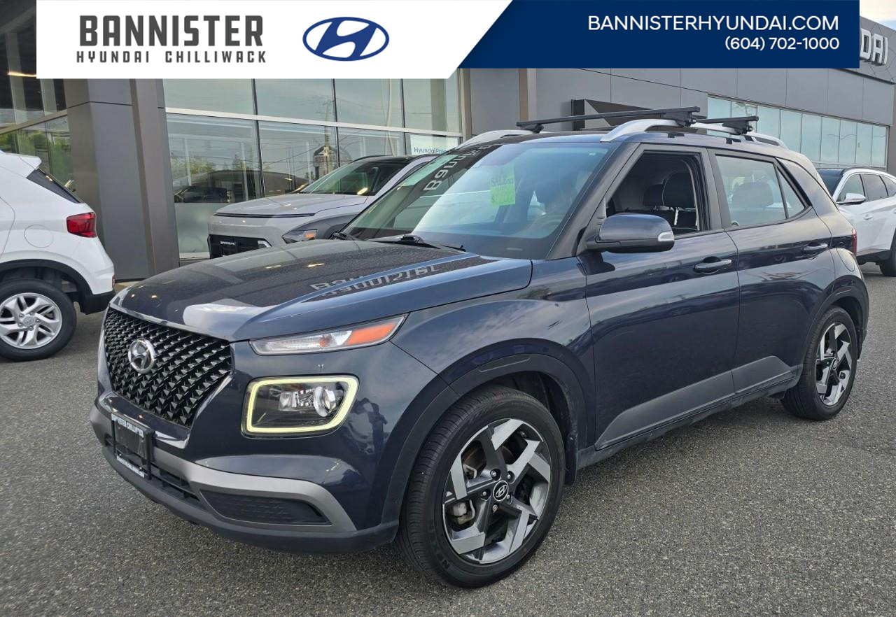 2021 Hyundai Venue 1 Owner, No Accidents! 1.6L 4-Cylinder, Leather & 