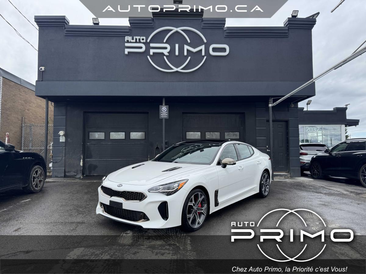 2021 Kia Stinger Limited Cuir Rouge Toit Carplay Cam360 BT Mags