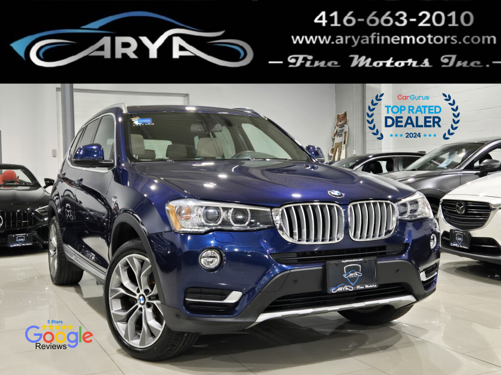2017 BMW X3 xDrive35i Sports Activity Navigation Panoramic Bac