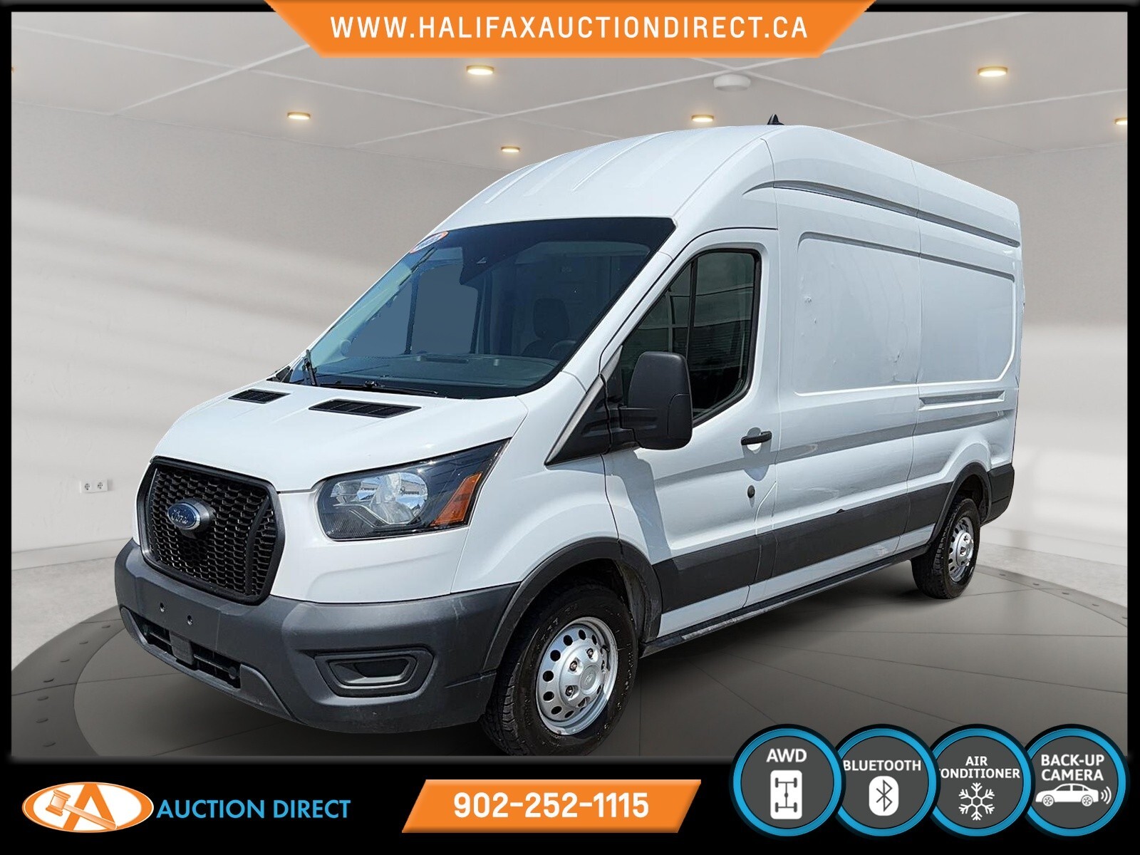 2022 Ford Transit Cargo Van AWD (ALL WHEEL DRIVE)! HIGH ROOF! 3/4 TON! BACK UP