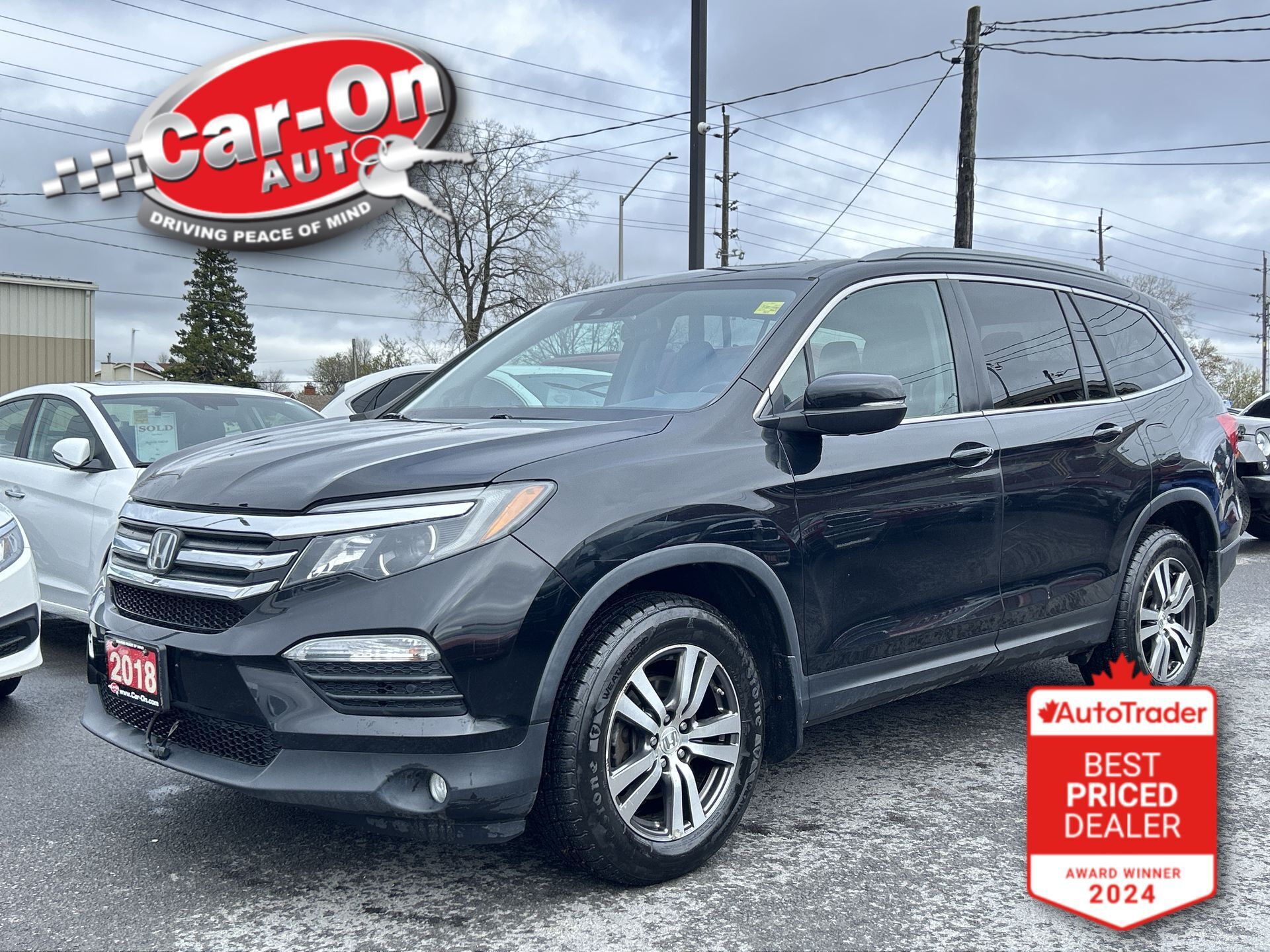 2018 Honda Pilot EX-L NAVI AWD| 8-PASS |HTD LEATHER | SUNROOF | NAV
