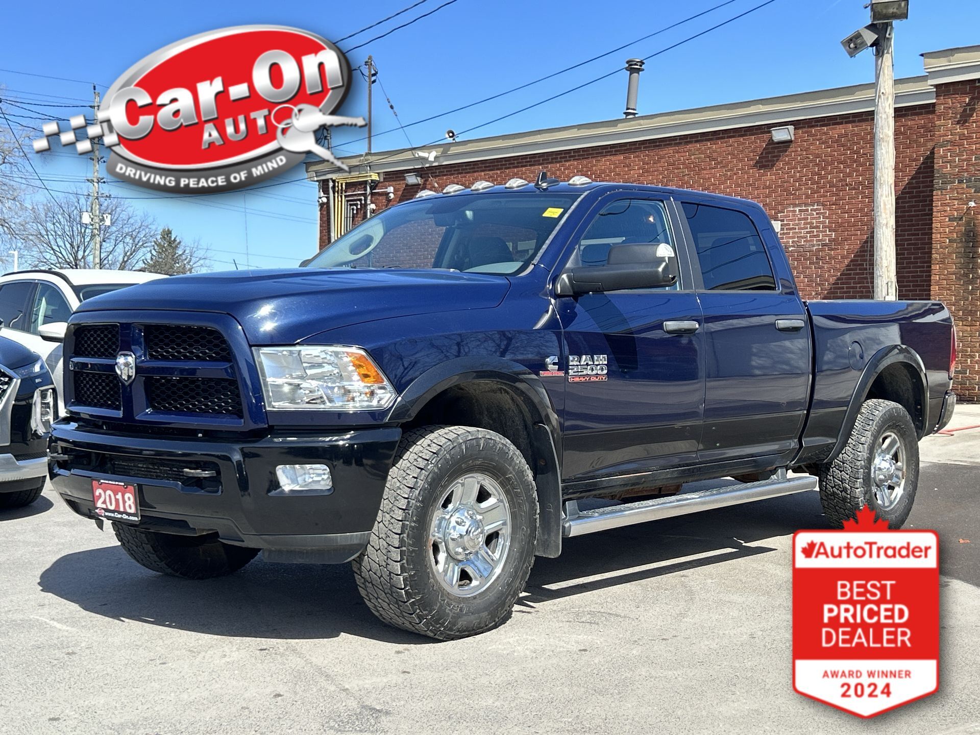 2018 Ram 2500 4X4 OUTDOORSMAN| CREW| 6.7L CUMMINS | HTD SEATS | 