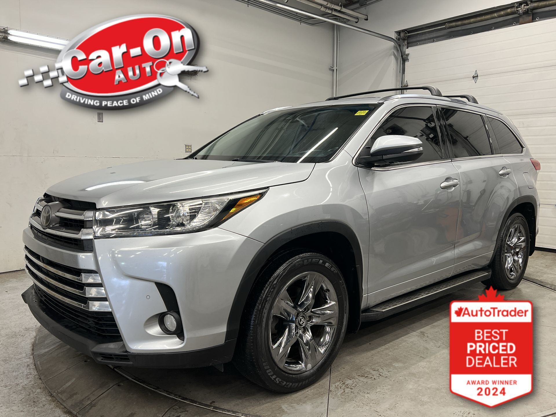 2018 Toyota Highlander LIMITED| 7-PASS|AWD| LEATHER| PANO ROOF| 360 CAM|
