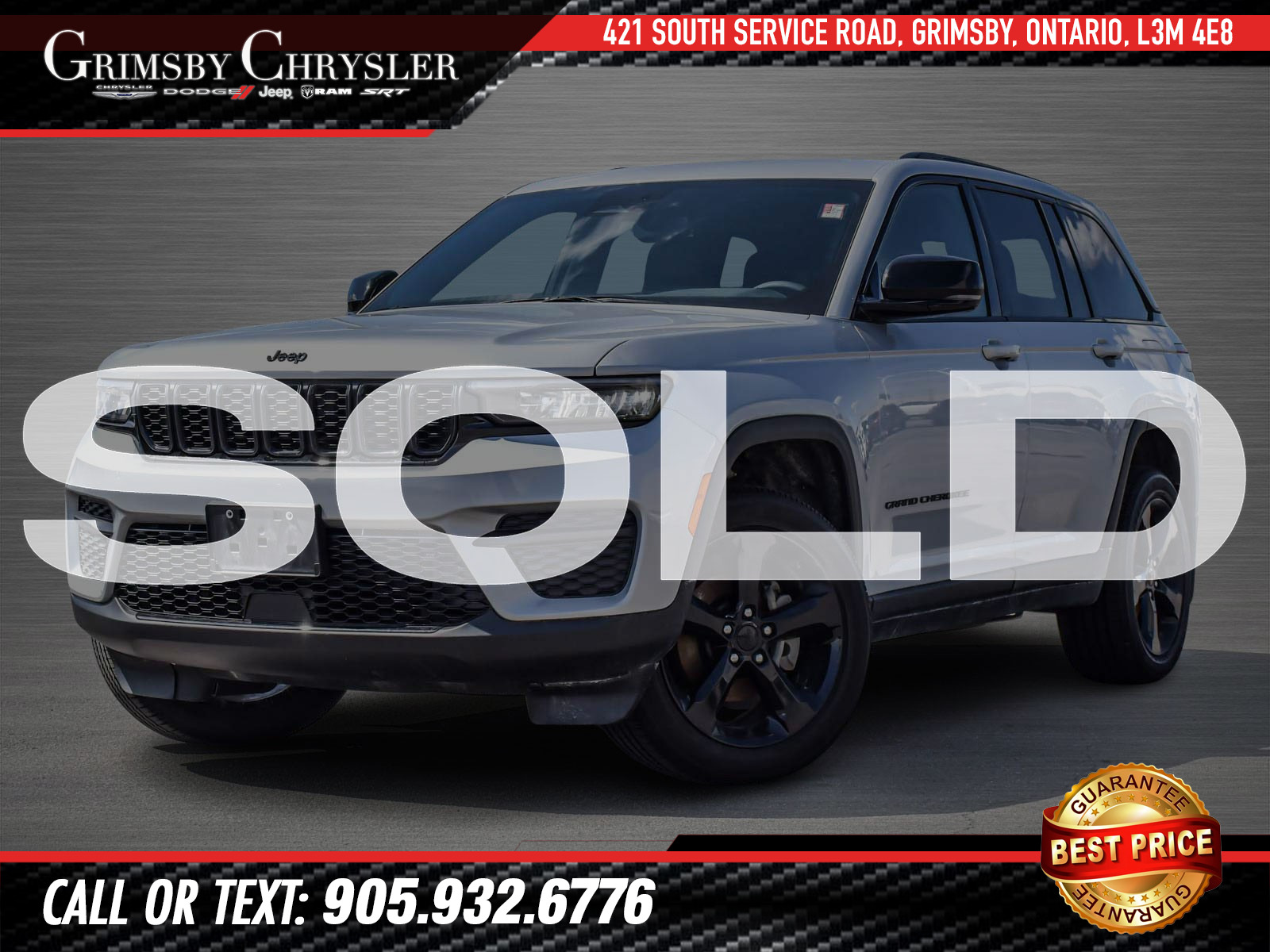 2024 Jeep Grand Cherokee Laredo SOLD BY RYAN - THANK YOU!!