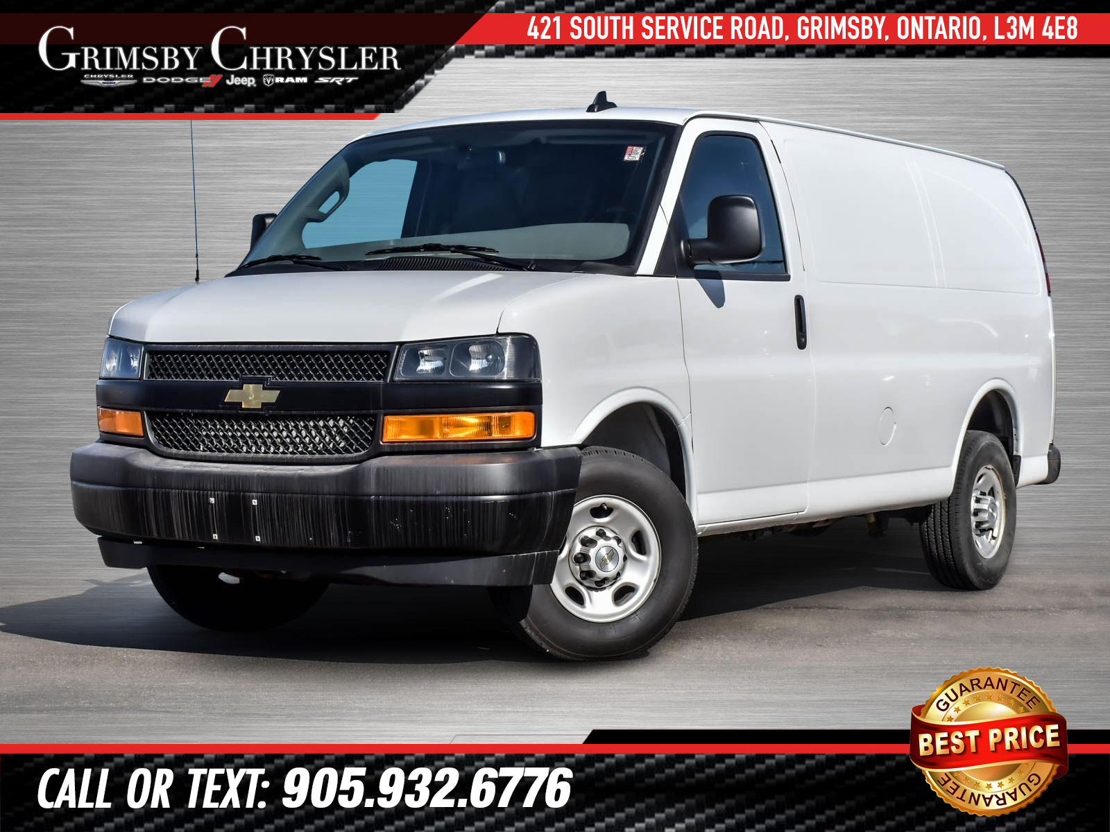 2023 Chevrolet Express 2500 Work Van Summit White | 4.3L V6 | CARGO 2500 | REM