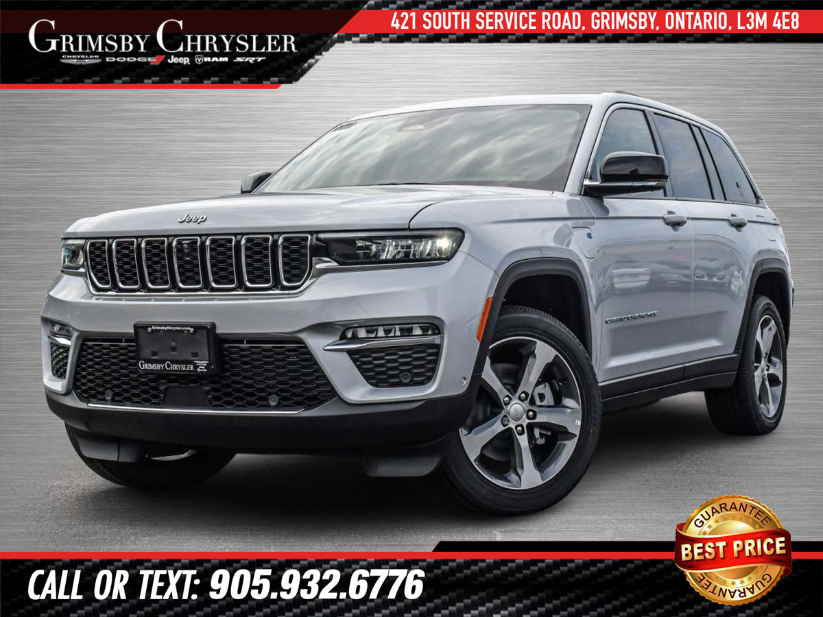 2023 Jeep Grand Cherokee 4xe 4XE, LUXURY TECH GROUP 2, REAR SEAT VIDEO GROUP 1,