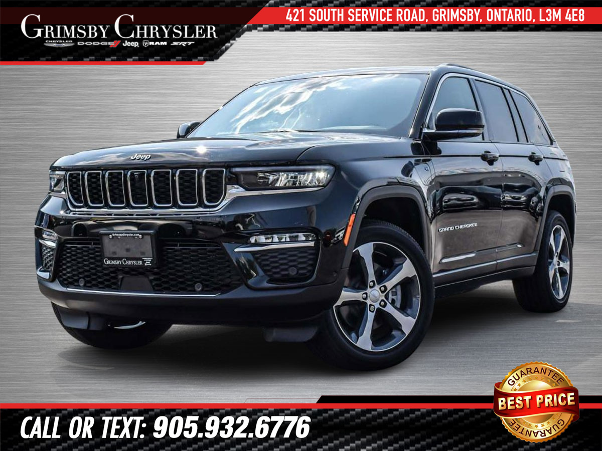 2023 Jeep Grand Cherokee 4xe 4XE, FULLY LOADED, LUXURY TECH GROUP 2, REAR SEAT 