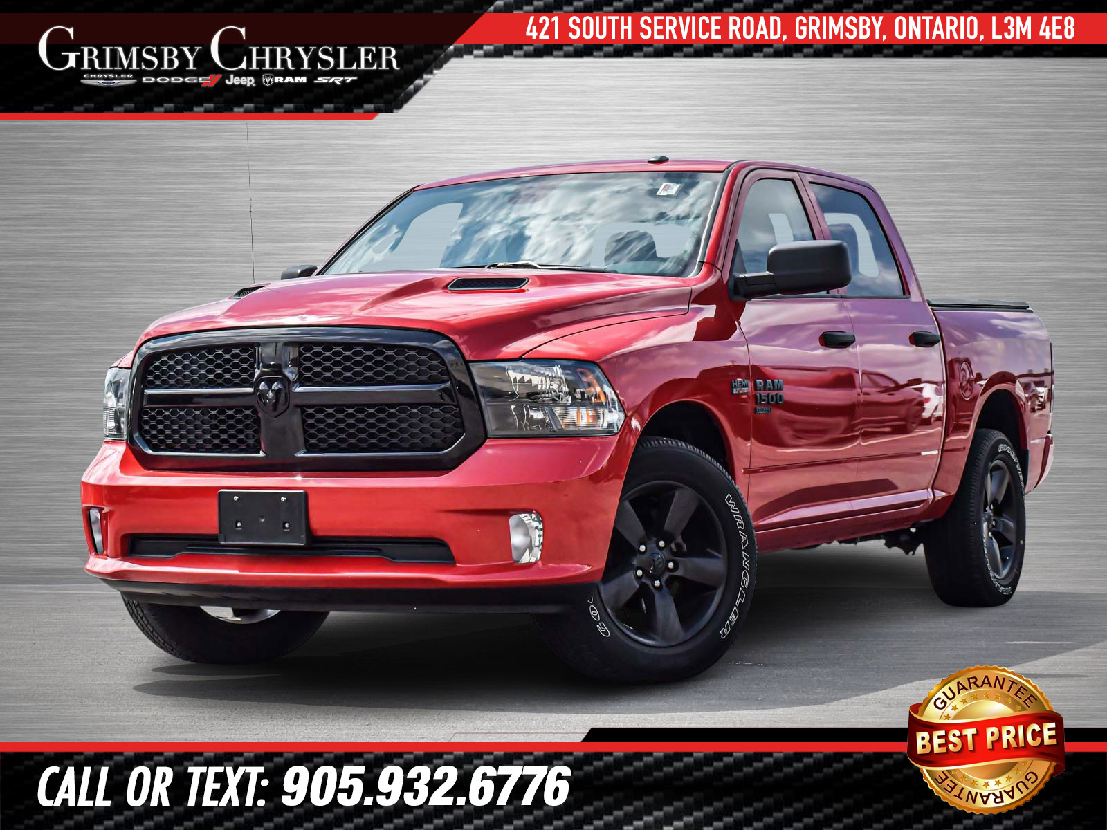 2022 Ram 1500 Classic Tradesman Flame Red | 5.7L HEMI V8 | EXPRESS NIGHT